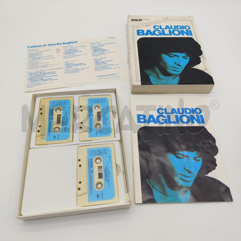 L'ALBUM DI CALUDIO BAGLIONI 3X MUSICASSETTE | Mercatino dell'Usato Corbetta 1