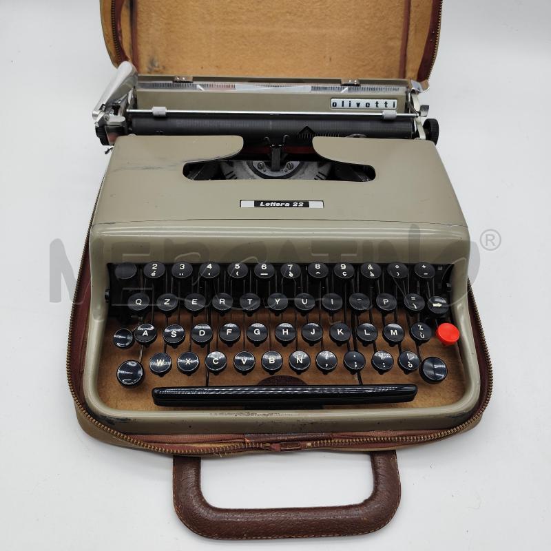 MACCHINA DA SCRIVERE OLIVETTI LETTERA 22 | Mercatino dell'Usato Corbetta 1