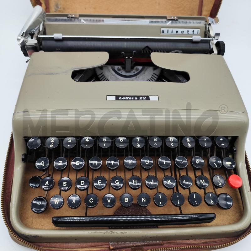 MACCHINA DA SCRIVERE OLIVETTI LETTERA 22 | Mercatino dell'Usato Corbetta 2