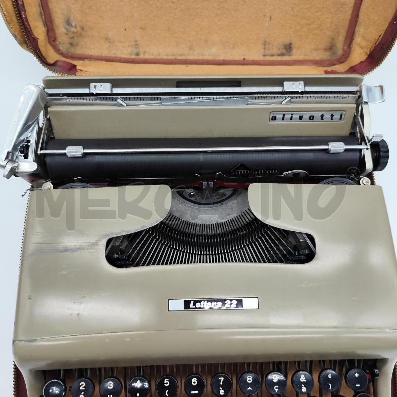 MACCHINA DA SCRIVERE OLIVETTI LETTERA 22 | Mercatino dell'Usato Corbetta 3