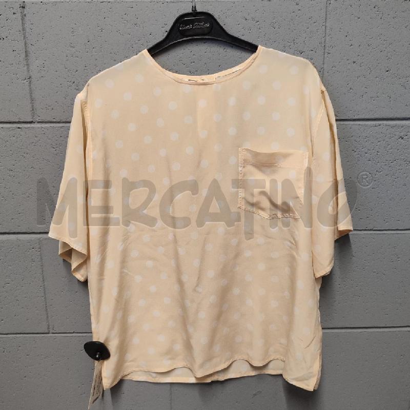 MAGLIA DONNA ASPESI M/M ROSA POIS BIUANCHI TASCHINO | Mercatino dell'Usato Corbetta 1