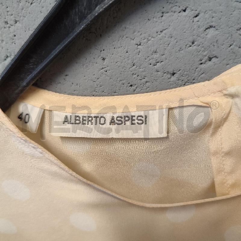 MAGLIA DONNA ASPESI M/M ROSA POIS BIUANCHI TASCHINO | Mercatino dell'Usato Corbetta 2