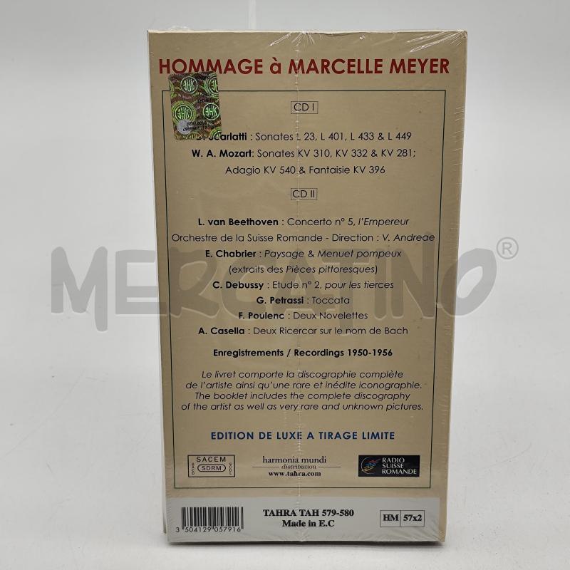 MARCELLE MEYER - HOMMAGE LONG BOX 2 CD MUSICALI | Mercatino dell'Usato Corbetta 2