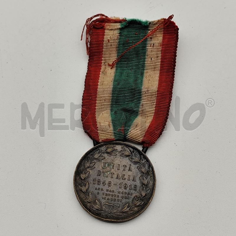 MEDAGLIA UNITÀ D'ITALIA 1848 1918 | Mercatino dell'Usato Corbetta 2