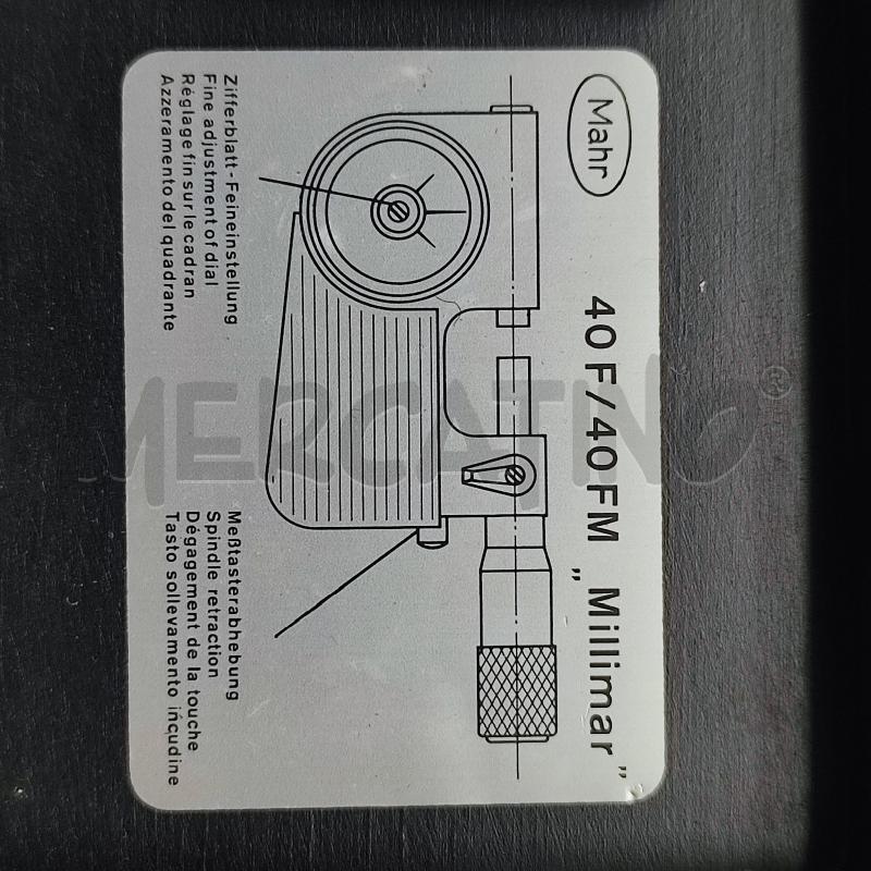 MISURATORE MAHR 40 F/ 40FM MILLIMAR | Mercatino dell'Usato Corbetta 3