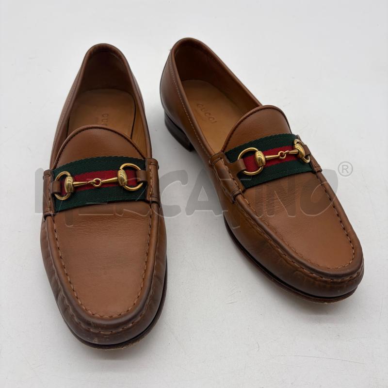 MOCASSINI DONNA GUCCI HORSEBIT PELLE MARR HARDWARE DORATO  | Mercatino dell'Usato Corbetta 1