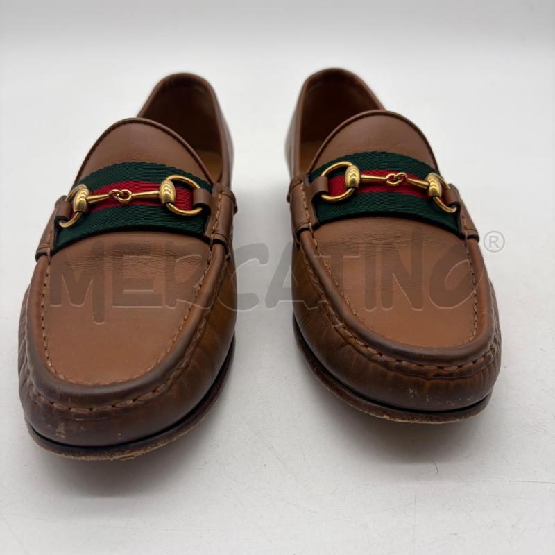 MOCASSINI DONNA GUCCI HORSEBIT PELLE MARR HARDWARE DORATO  | Mercatino dell'Usato Corbetta 2
