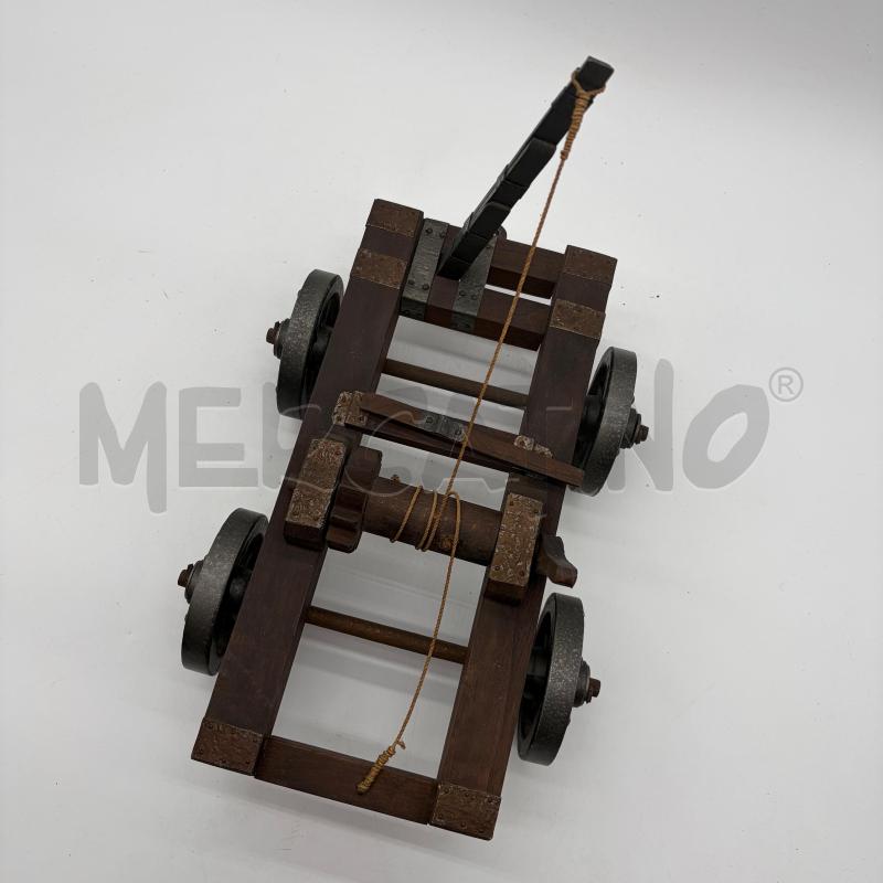 MODELLINO CATAPULTA LEONARDO DA VINCI IN LEGNO | Mercatino dell'Usato Corbetta 3