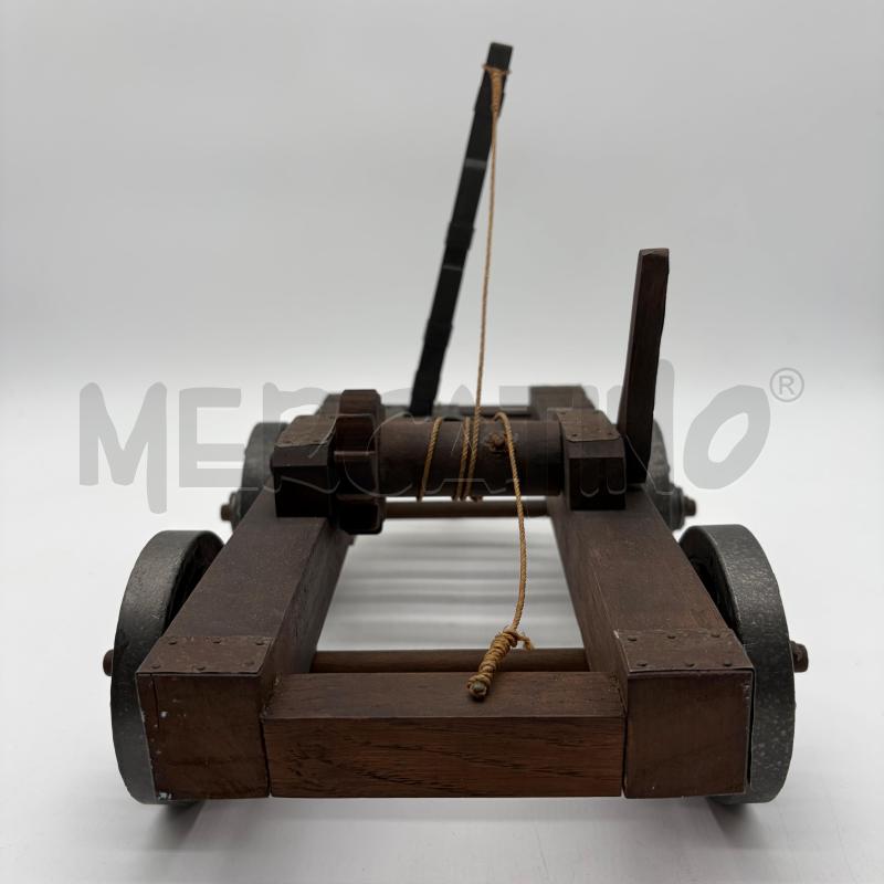 MODELLINO CATAPULTA LEONARDO DA VINCI IN LEGNO | Mercatino dell'Usato Corbetta 4