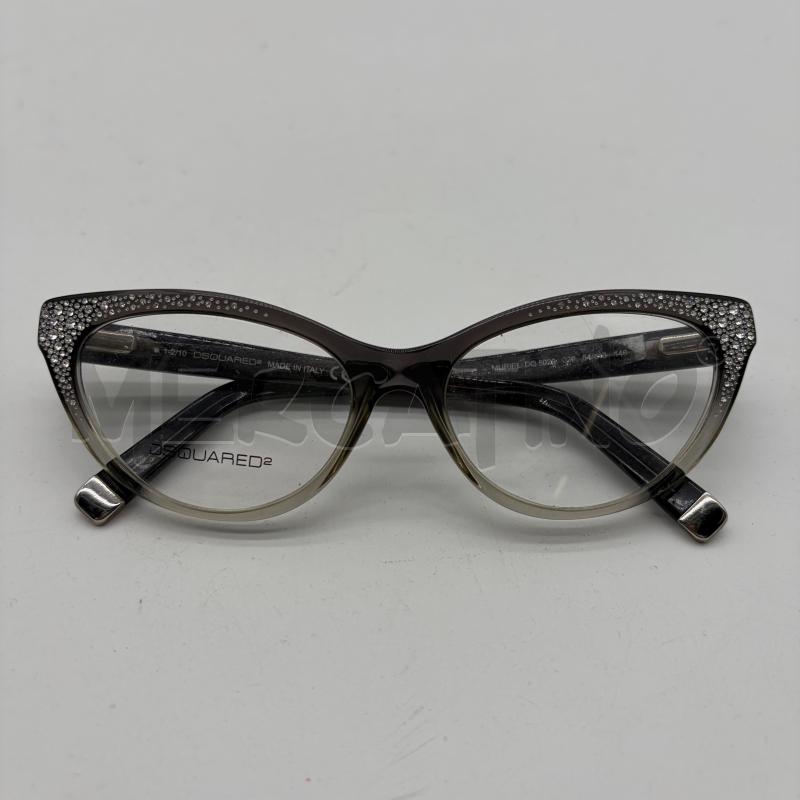 MONTATURA OCCHIALI DSQUARED2 EYECAT NERO DEGRADE STRASS | Mercatino dell'Usato Corbetta 1