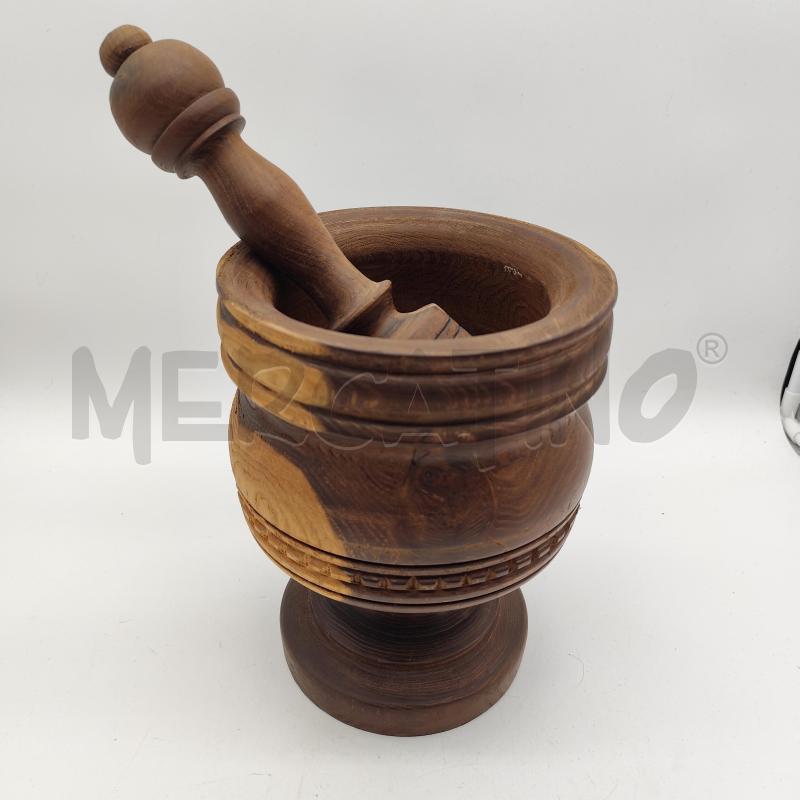 MORTAIO E PESTELLO LEGNO GRANDE | Mercatino dell'Usato Corbetta 1