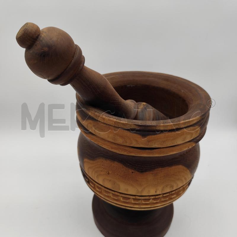MORTAIO E PESTELLO LEGNO GRANDE | Mercatino dell'Usato Corbetta 2