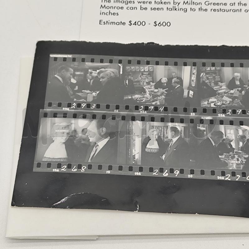 NEGATIVI FOTOGRAFIE MARYLIN MONROE JULIENS AUCTIONS LOT. 892 | Mercatino dell'Usato Corbetta 2