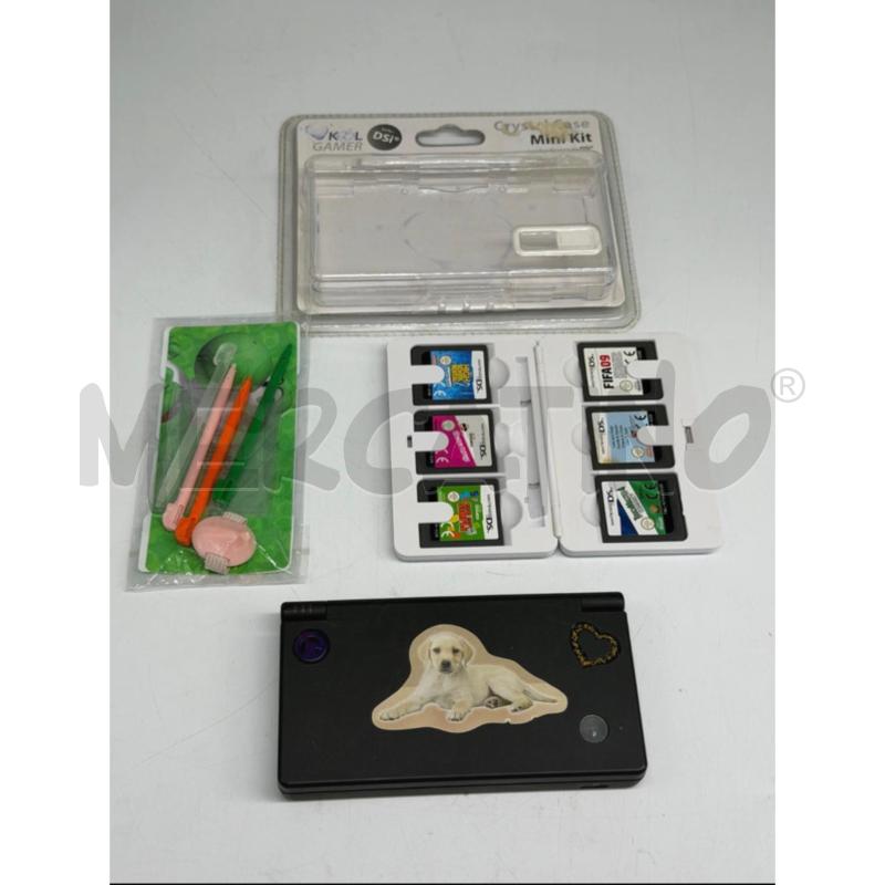 NINTENDO DSI NERO CON GIOCHI E ACCESSORI C4041 | Mercatino dell'Usato Corbetta 1