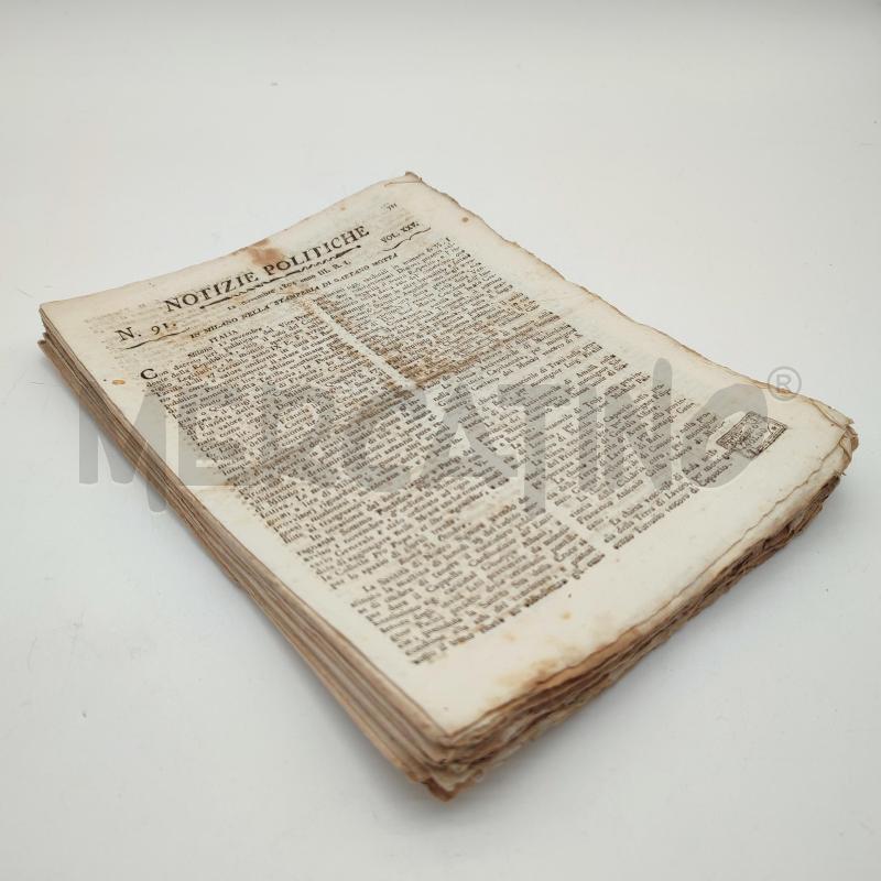 NOTIZIE POLITICHE 1804 GIORNALI ANTICHI 14PZ | Mercatino dell'Usato Corbetta 2