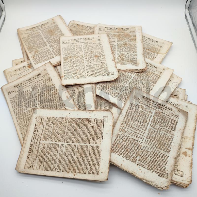 NOTIZIE POLITICHE 1805 ANNO COMPLETO 101PZ | Mercatino dell'Usato Corbetta 1