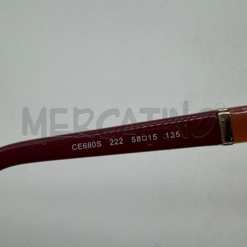 OCCHIALI SOLE DONNA CHLOE AMBRATO ROSSO CE680S 222 58-15 135 414 | Mercatino dell'Usato Corbetta 5