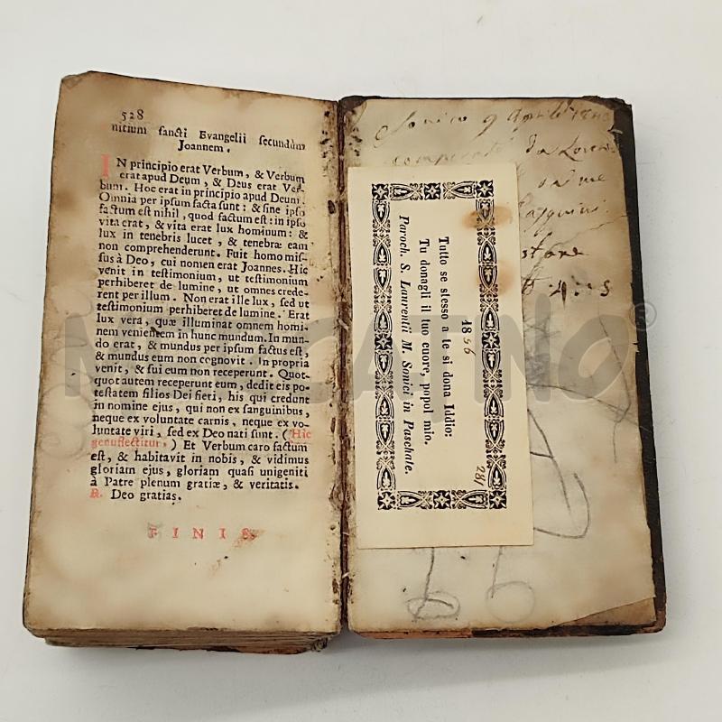 OFFICIUM HEBDOMADAE SANCTAE JUXTA FORMAM MISSALIS 1769 | Mercatino dell'Usato Corbetta 4