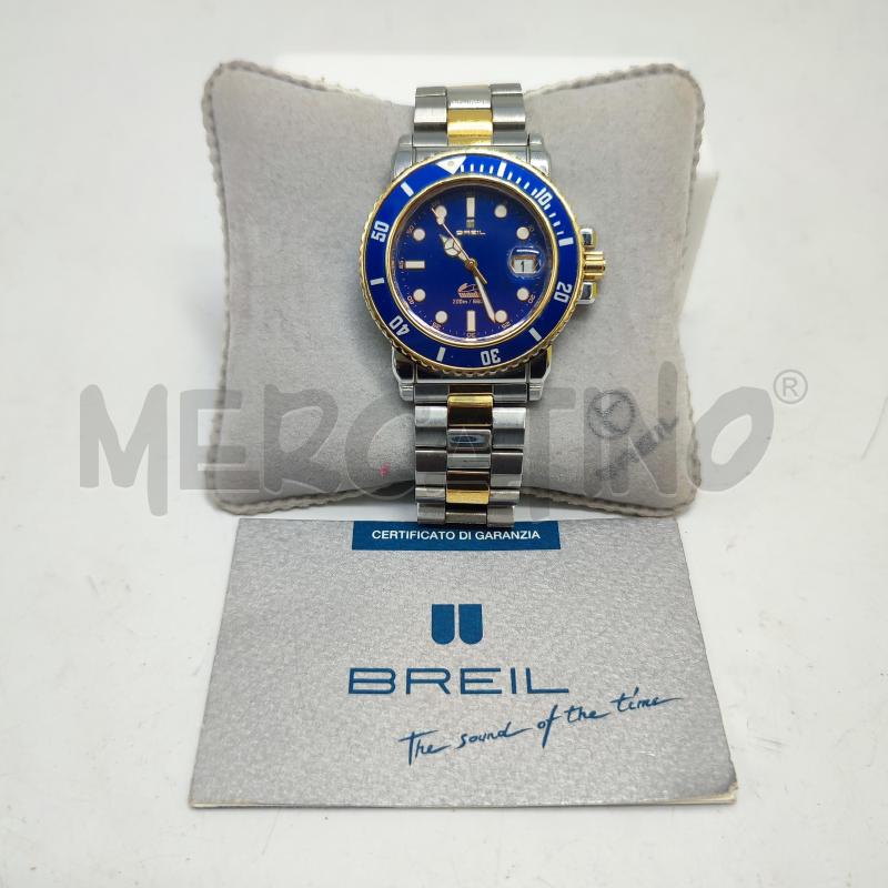 Orologio breil f490 blu drato