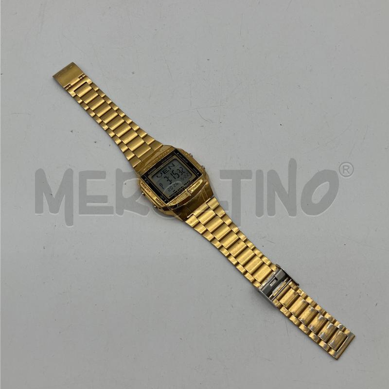 OROLOGIO DA POLSO CASIO DORATO BORDO NERO | Mercatino dell'Usato Corbetta 1