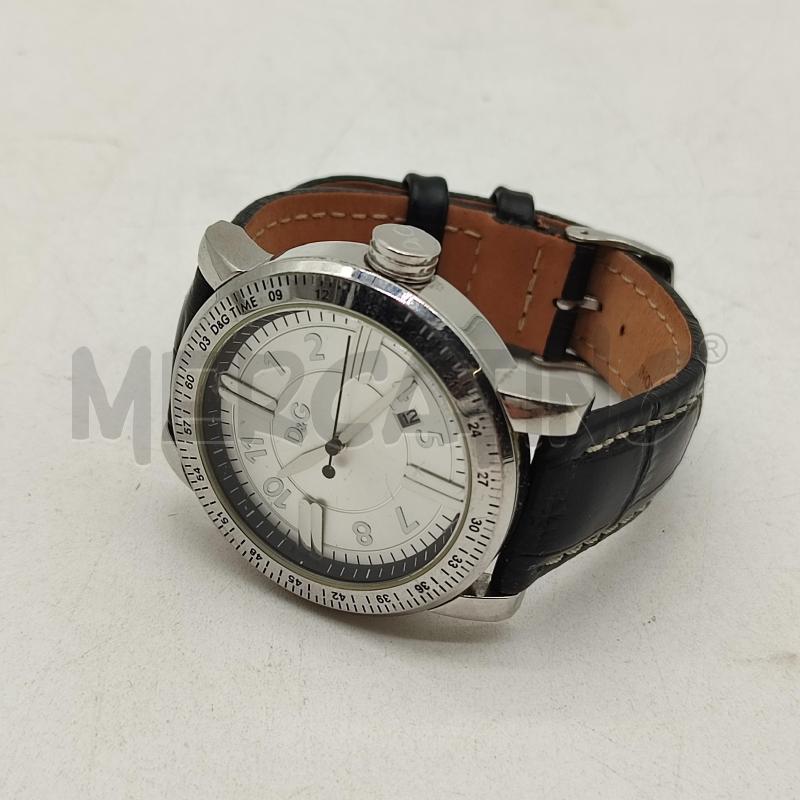 OROLOGIO DA POLSO D&G QUADRANTE TONDO CINT COCCO NERO | Mercatino dell'Usato Corbetta 1