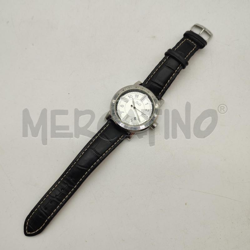 OROLOGIO DA POLSO D&G QUADRANTE TONDO CINT COCCO NERO | Mercatino dell'Usato Corbetta 2