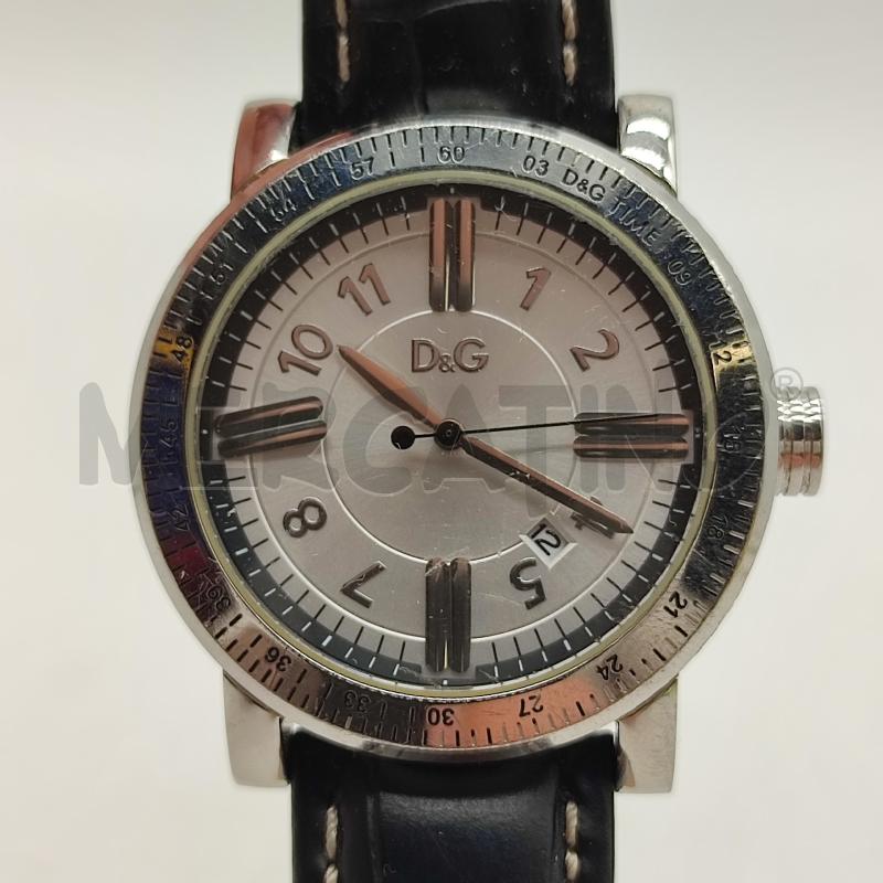 OROLOGIO DA POLSO D&G QUADRANTE TONDO CINT COCCO NERO | Mercatino dell'Usato Corbetta 3
