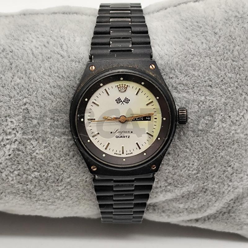 OROLOGIO DA POLSO LUGRAN QUARTZ NERO | Mercatino dell'Usato Corbetta 1