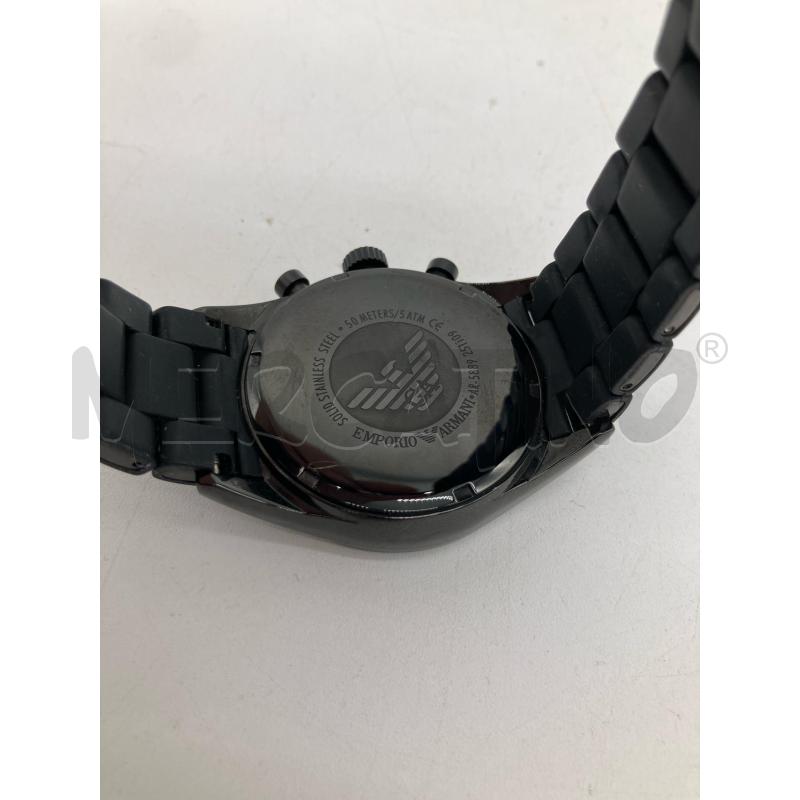 OROLOGIO EMPORIO ARMANI NERO CRONOGRAFO | Mercatino dell'Usato Corbetta 3
