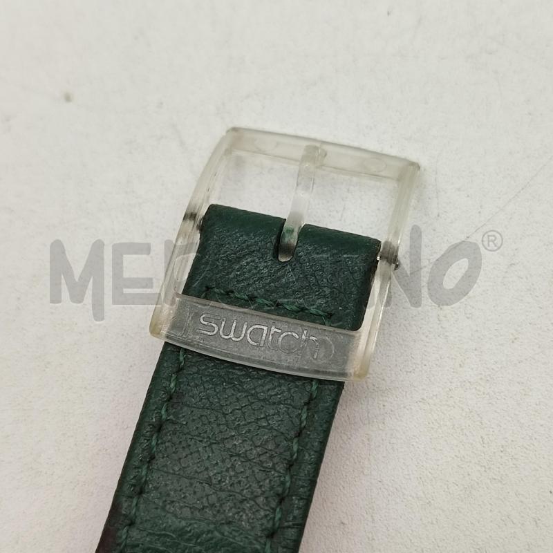 OROLOGIO SWATCH AUTOMATICO CASSA GIALLA CINT VERDE | Mercatino dell'Usato Corbetta 4