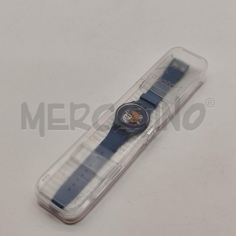 OROLOGIO SWATCH BLUE GRAY LACQUERED SUON102 | Mercatino dell'Usato Corbetta 1