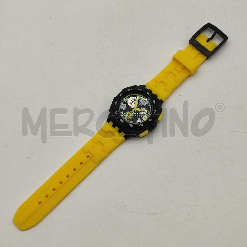OROLOGIO SWATCH SUIB401 CHRONO GIALLO NERO  | Mercatino dell'Usato Corbetta 4