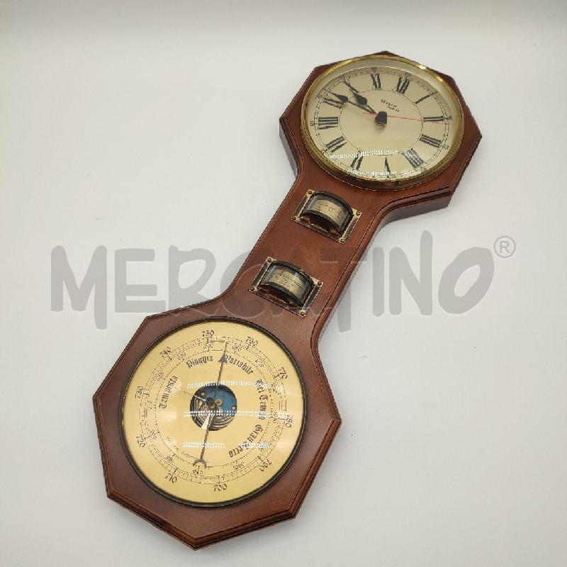 OROLOGIO WESSE CON IGROMETRO/TERMOMETRO  | Mercatino dell'Usato Corbetta 1