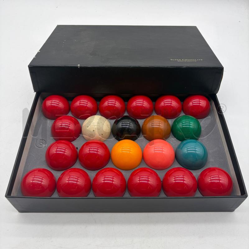 PALLE DA SNOOKER SUPER CRYSTALATE | Mercatino dell'Usato Corbetta 1