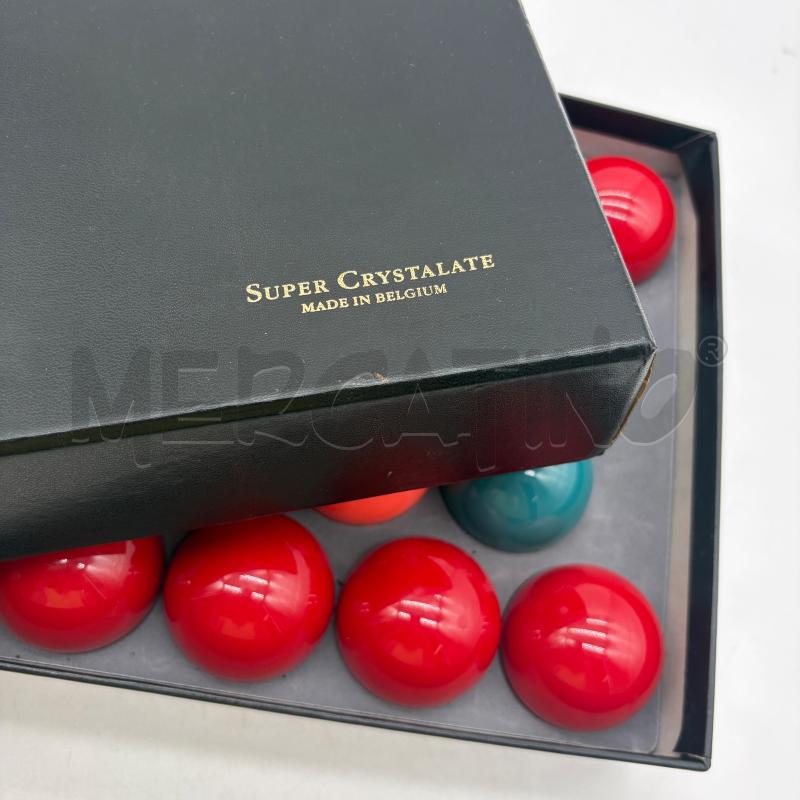 PALLE DA SNOOKER SUPER CRYSTALATE | Mercatino dell'Usato Corbetta 2