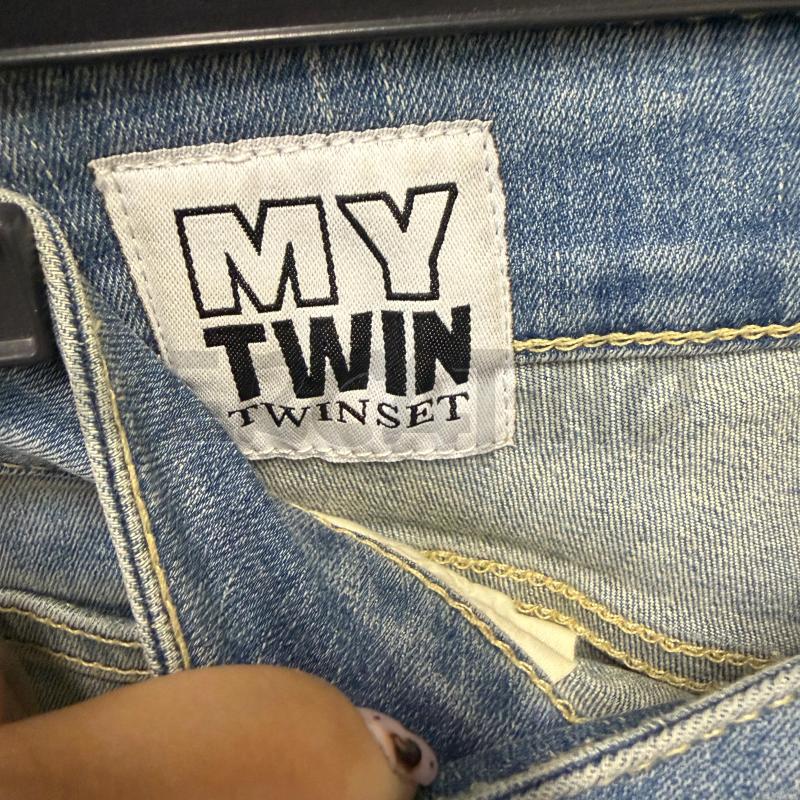 PANTALONCINO DONNA MY TWINSET FLORIANE JEANS SFUM PERLE | Mercatino dell'Usato Corbetta 3