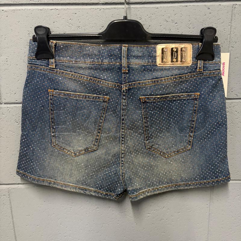 PANTALONCINO DONNA VDP VIA DELLE PERLE JEANS SFUM STRASS | Mercatino dell'Usato Corbetta 3
