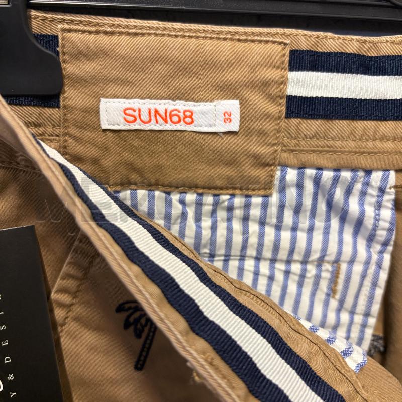 PANTALONCINO UOMO SUN68 MARR PALME BLU | Mercatino dell'Usato Corbetta 3