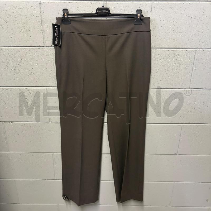 PANTALONE DONNA ARMANI COLLEZIONI GRIGIO LANA DRITTO ZIP LATO | Mercatino dell'Usato Corbetta 1