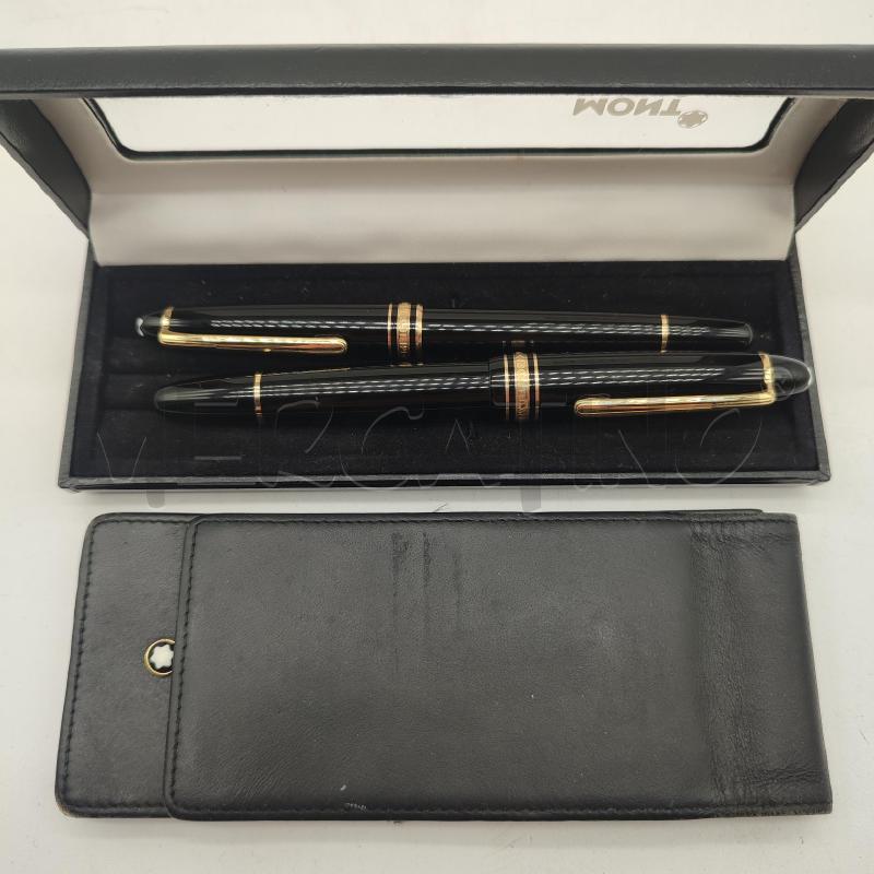 PENNA MONT BLANC STILOGRAFICA/SFERA CON COFANETTO | Mercatino dell'Usato Corbetta 1