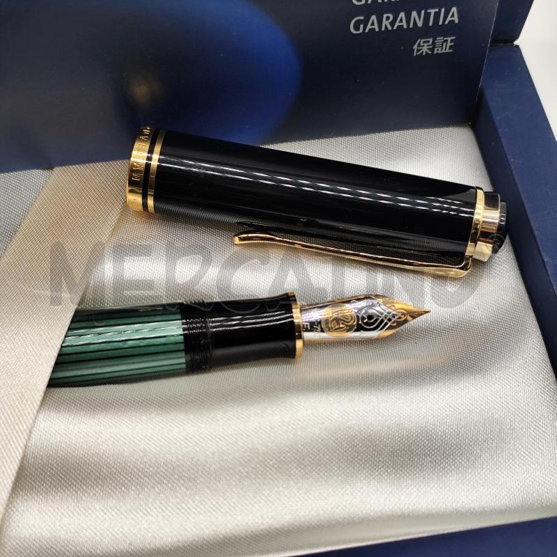 PENNA STILOGRAFICA PELIKAN SOUVERAN M800 18C-750 CON INIZIALI | Mercatino dell'Usato Corbetta 2