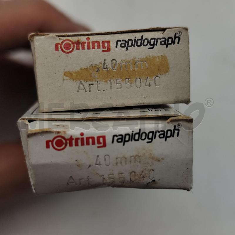 PENNE ROTRING RAPIDOGRAPH .40MM 155040 2PZ | Mercatino dell'Usato Corbetta 2