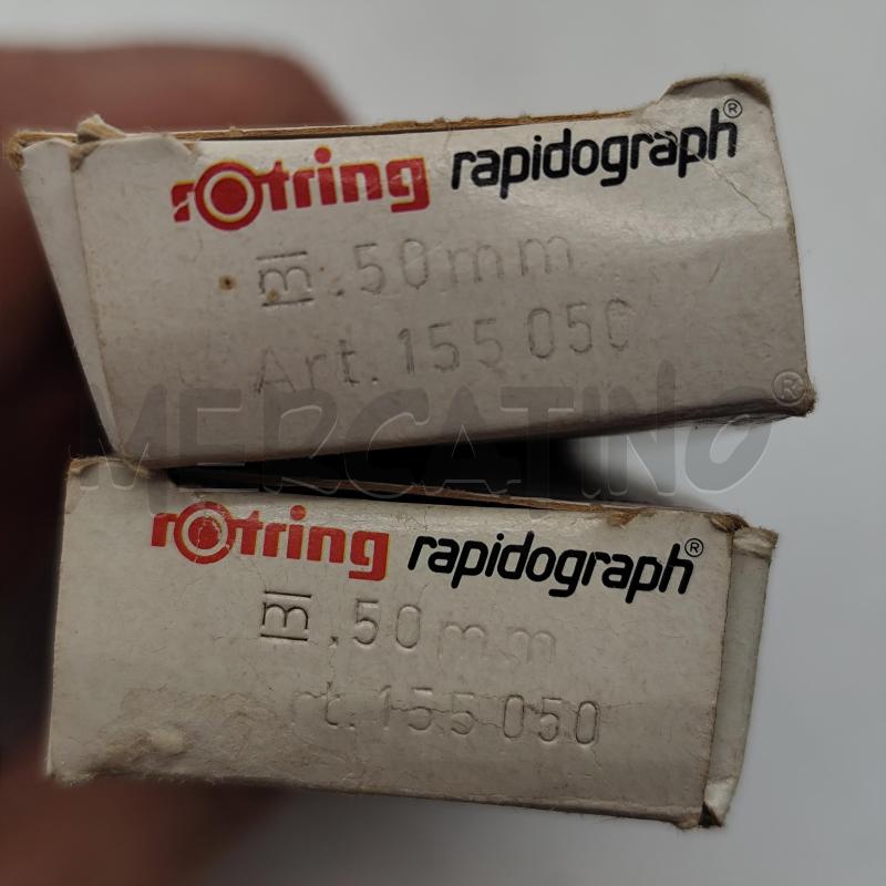 PENNE ROTRING RAPIDOGRAPH .50MM 155050 2PZ | Mercatino dell'Usato Corbetta 2