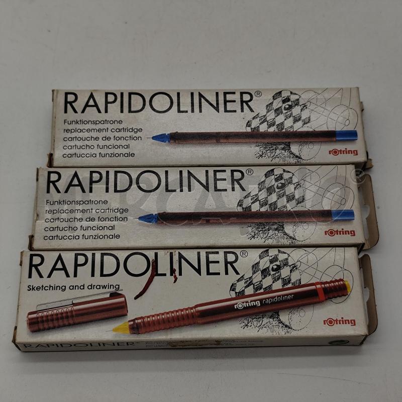 PENNE ROTRING RAPIDOLINER 0.30MM 105030 3PZ | Mercatino dell'Usato Corbetta 1