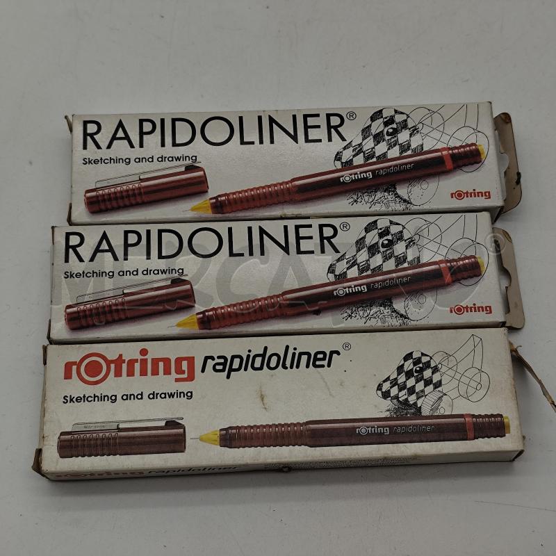 PENNE ROTRING RAPIDOLINER 0.40MM 105040 3PZ | Mercatino dell'Usato Corbetta 1