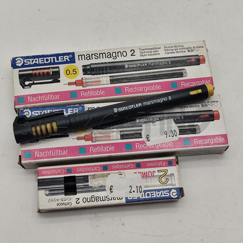 PENNE STAEDTLER MARSMAGNO 2 0.5  2PZ | Mercatino dell'Usato Corbetta 1