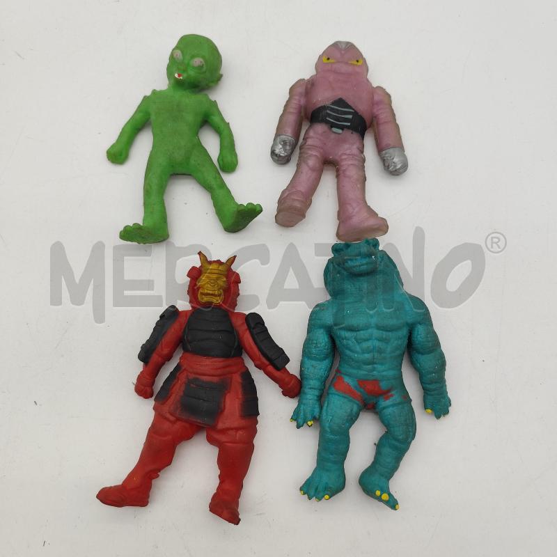 PERSONAGGI GOMMOSI ELASTIKORPS ONSTER 4PZ | Mercatino dell'Usato Corbetta 1
