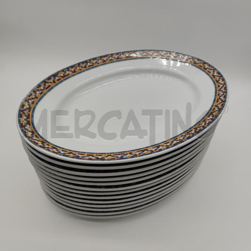 PIATTI/VASSOI PZ. 13 ADAR INKEA BORDO MOSAICO | Mercatino dell'Usato Corbetta 1