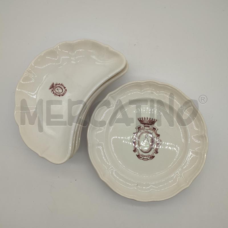 PIATTI LAVENO PZ. 4 DOLCE + 4 ANTIPASTO OROLOGIO | Mercatino dell'Usato Corbetta 2