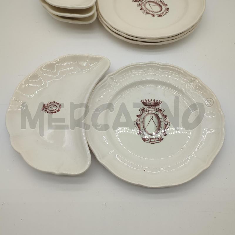 PIATTI LAVENO PZ. 4 DOLCE + 4 ANTIPASTO OROLOGIO | Mercatino dell'Usato Corbetta 3